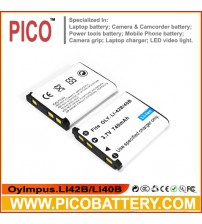 Olympus LI-40B Battery for Olympus X, FE, Tough, Camedia, Stylus, VR, MJU Series Cameras BY PICO